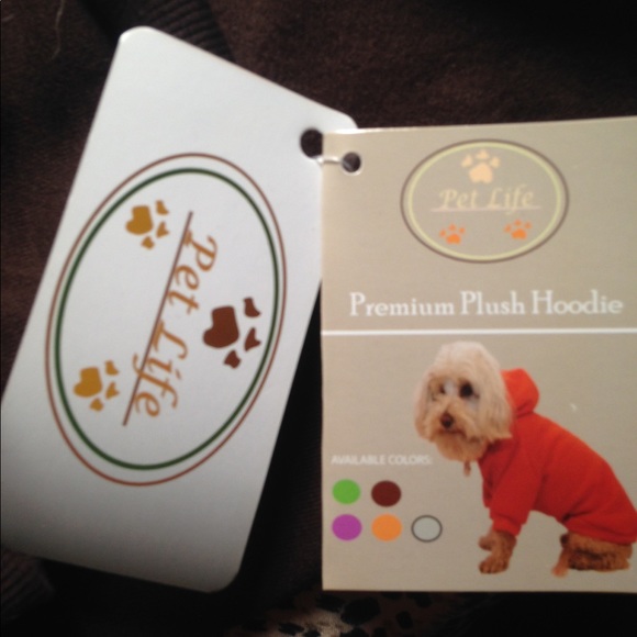 Large Dog's Hoodie Brown Pet Life - Picture 2 of 6